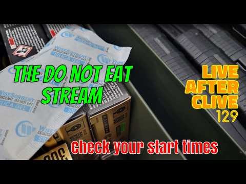 LIVE AFTER CLIVE 129 - The Do Not Eat Stream. We Start When BigClive Stops!! Chill Tech Chat & Cats!