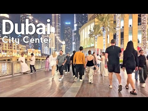 Dubai 4K🇦🇪 Walking Tour | Downtown Dubai, City Center During Eid al-Adha