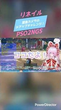 【リネイル】緊急カメラのドアップチャレンジ！【#pso2ngs 】 #切り抜き