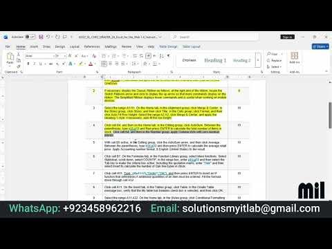 Excel 2A Office for the web