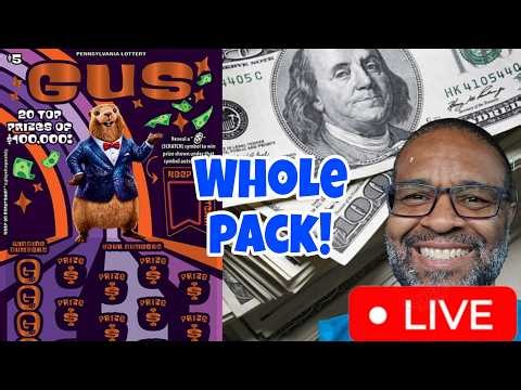 $5 x 60 | Gus | PA Lottery Scratch Off Tickets | Full Pack