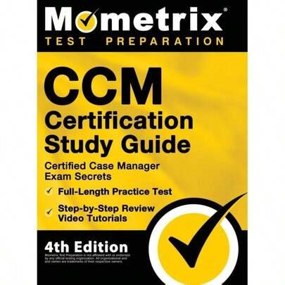 CCM Certification Study Guide - Certified Case Manager Exam Secrets, Full-Length Practice Test, Step-By-Step Review Video Tutorials-294 | SHEIN