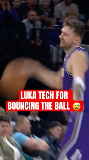 Luka tech for bouncing the ball 😂