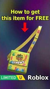 FREE UGC LIMITED - HOW TO GET UGC Sour Patch Kids Crossbody Bag #roblox #freeugc #ugc