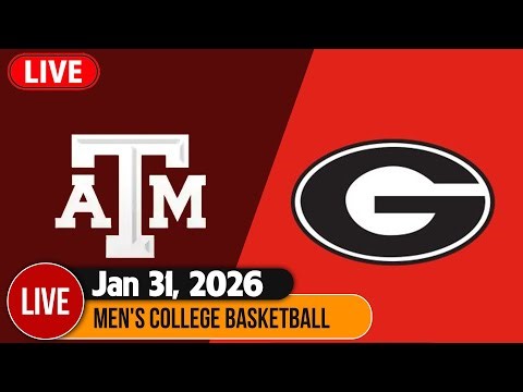 [LIVE] Texas A&M vs Georgia 01/31/2026 | Men's College Basketball | NCAAM Today