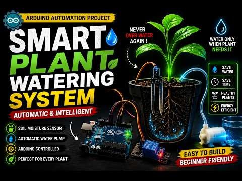 Arduino Uno project -#22 Smart Plant Watering System