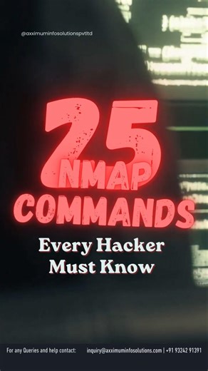 25 Nmap Commands Every Hacker Must Know #nmap #commandstutorial #kalilinux