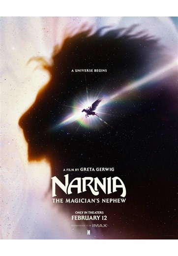 Here is the trailer for Narnia: The Magician’s Nephew. The premise of the movie is “Two children discover a wood full of pools leading to other worlds. One takes them to a dead city beneath a dying sun, where they wake a queen who exterminated its population and accidentally bring her back to London.” The movie stars David McKenna, Beatrice Campbell, Emma Mackey, Carey Mulligan, Ciarán Hinds, Daniel Craig, and Meryl Streep. It’s due out in theaters starting Feb 12th & then 45 day’s later Netflix