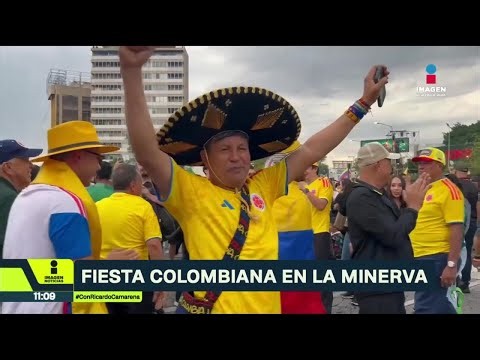 La fiesta colombiana ya se vive en La Minerva previo al partido ante República Democrática del Congo