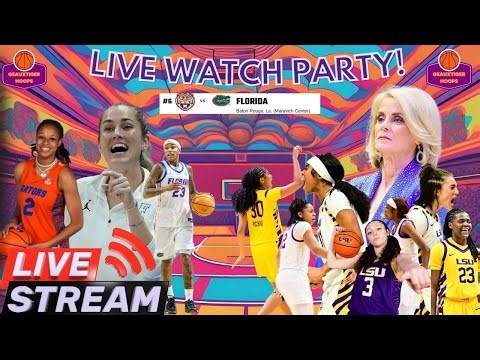 No. 6 LSU 🐅 vs Florida 🐊 | LIVE Reaction Watch Party | SEC HOME GAME | #GeauxTigerHoops