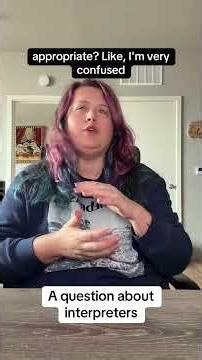 Why didn't my interpreter sign what the doctor said? #Deaf #ASL