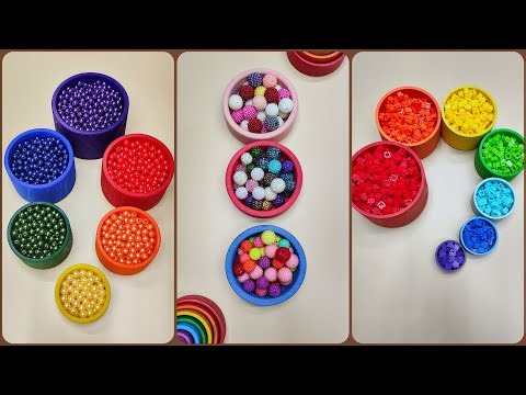 Hypnotic Bead Reversal, Xylophone Magic, Sorting Balls, ASMR Bead Tower, Marble Run Relaxation