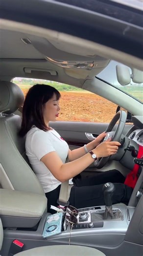 A Female Driver Demonstrates Amazing Driving Skills When Passing Another Vehicle!
