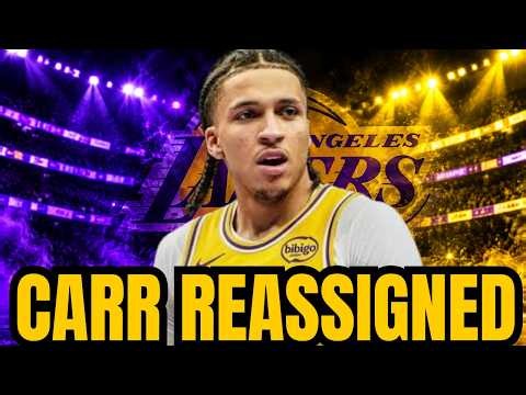 LAKERS REASSIGNED CAMERON CARR TO G LEAGUE SQUAD!