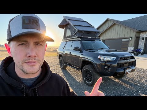 OPENROAD 4WD Roof Top Tent! 2024 Toyota 4Runner TRD Pro!