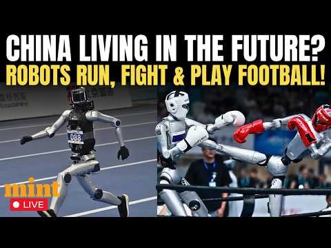 LIVE | China’s Humanoid Robots Shock the World | Records Smashed at Beijing Games