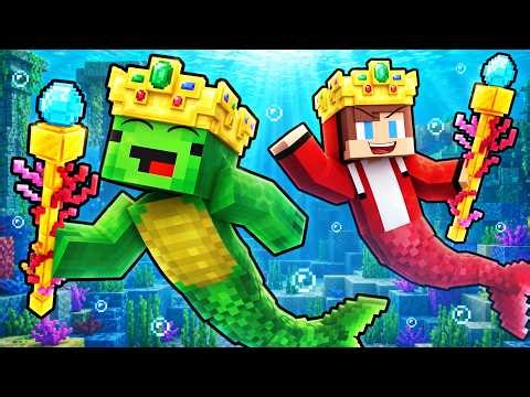 Maizen Minecraft - Mikey and JJ Became WATER KINGS