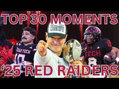 Top 30 moments of the 2025 Texas Tech Red Raiders football season
