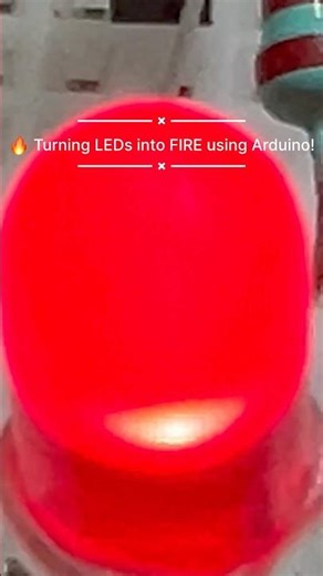 Arduino LED Fire Effect 🔥 Looks REAL!
