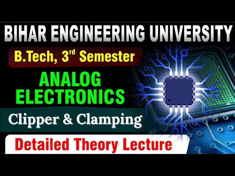 Analog Electronics | B.tech 3rd Semester | Electrical Engineering | Live Class #beu #semester #btech