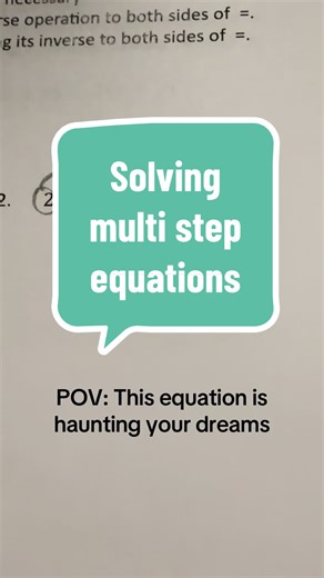 Mastering Multi-Step Equations for Algebra Success