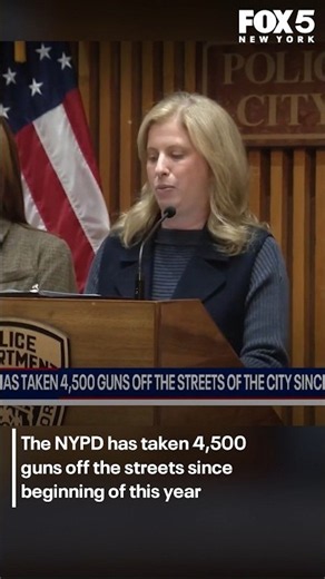 The NYPD has taken 4,500 guns off the streets since beginning of this year