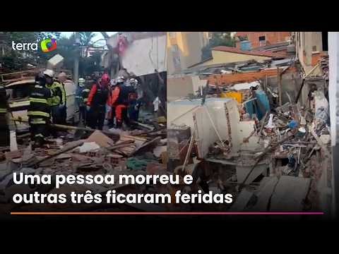 What is known about the explosion following the rupture of a gas pipeline at a Sabesp constructio...