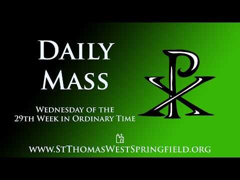 Daily Mass Wednesday, October 21, 2026