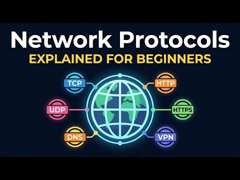 Network Protocol Basics Explained for Beginners (Full Guide) | TCP, UDP, DNS, HTTP, VPN & More