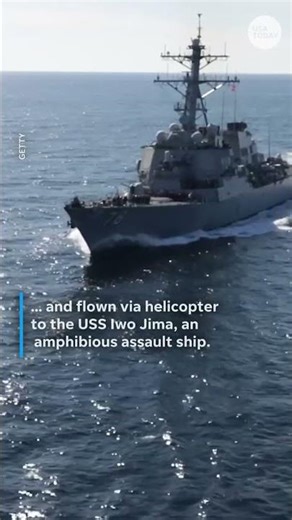 Trump posts photo of Maduro blindfolded, handcuffed aboard USS Iwo Jima