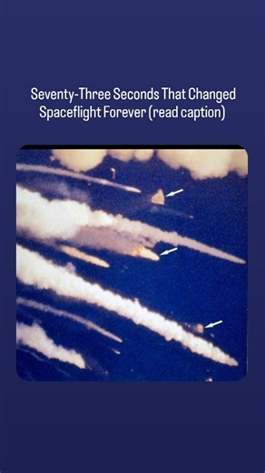 @secretcypherclub on Instagram: "On January 28, 1986, the Space Shuttle Challenger lifted off from Cape Canaveral carrying seven crew members. The launch was broadcast live to millions, including schoolchildren watching teacher Christa McAuliffe’s first flight to space. Seventy-three seconds after liftoff, a plume of flame escaped from the shuttle’s right solid rocket booster. The cold weather had caused a rubber O-ring seal to fail. The flame breached the external fuel tank, triggering a catast