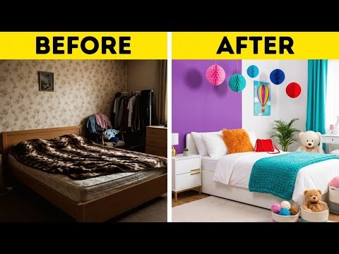 Incredible Bedroom Makeover on a Budget 🔥🏡