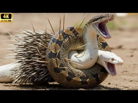 A Mistaken Bite: Python Charges at Hedgehog and the Unexpected Outcome!