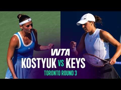 Marta Kostyuk vs. Madison Keys | 2026 Toronto Round 3 | WTA Match Highlights
