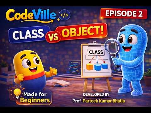 Class vs Object Explained (Meet Classy & Ollie!) | CodeVille Ep. 2