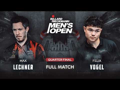 🇦🇹 LECHNER vs VOGEL 🇩🇪 ▸ Quarterfinal ▸ 2026 Billiard Beckmann Men's Open 10-Ball