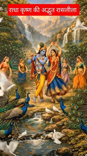 राधा कृष्ण की अद्भुत रासलीला #radha #krishna #krishnabhajan #shots #shorts #viral #premanand