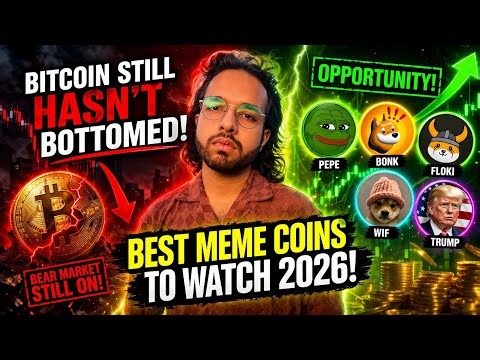 Bitcoin NOT Bottomed Yet! Top Meme Coins to Watch in 2026
