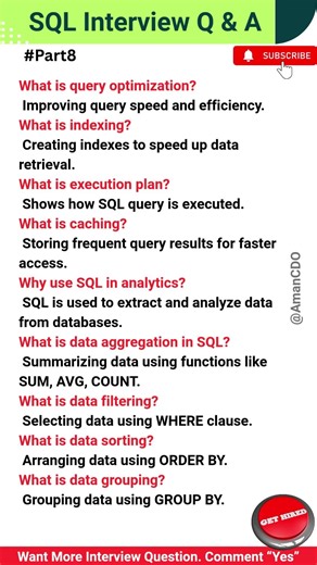 SQL Top 10 Interview Questions & Answers #Part8