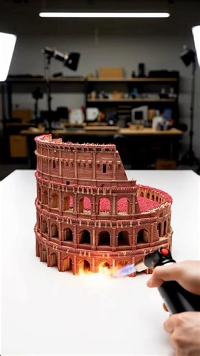 Colosseum IN FLAMES 🏛️ #shorts