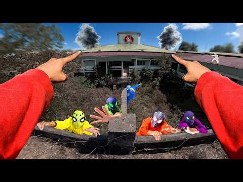 Bros 9 Spider-Man Faced PATIENT Serbian Dancing in Abandoned FIELD HOSPITAL ( Emotional Story POV )