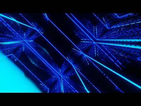 4 Hours VJ Loop Neon Room | Mirror Room with Neon Light | 4K 60FPS Seamless Background (No Sound)