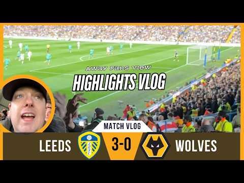 The day Wolves were finally Relegated 😞 Leeds 3-0 Wolves VLOG My Match Highlights