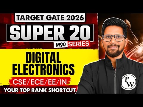Digital Electronics | CSE / ECE / EE / IN | GATE 2026 Super 20 MCQ Series