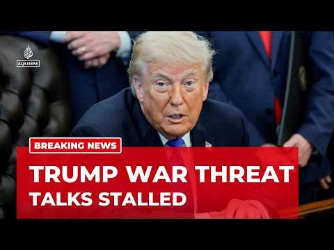 Trump leaves the door open to restarting the war