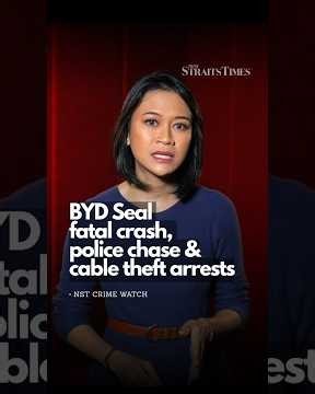 NST Crime Watch: Fatal BYD Seal crash, police chase and cable theft arrests