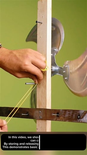 DIY Simple Rubber Band Motor (Educational Experiment)