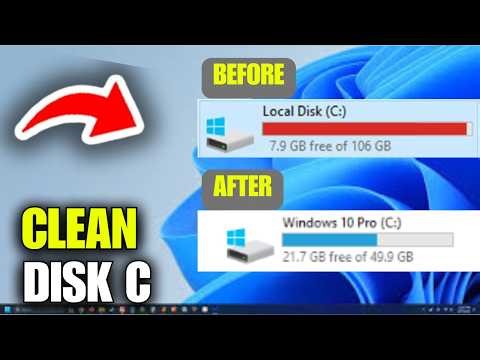 How To Clean Local Disk C Windows 10 | Free Up Space Easily