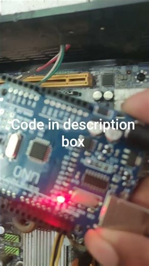 project with arduino uno and a LED #code #pogram #project #project #viral