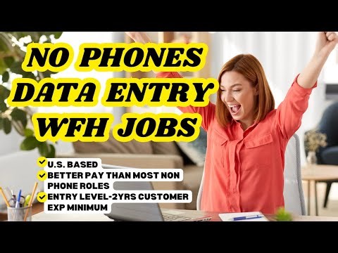NO PHONES DATA ENTRY REMOTE JOBS | ONLINE JOBS 2026
